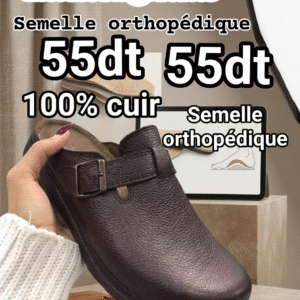 sabot homme semelle orthopédique véritable cuir (Copie)
